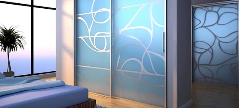 Frosting Glass Cabinet Doors in Antioch, CA